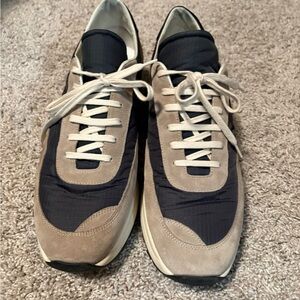 Common Projects Beige and Black Sneakers